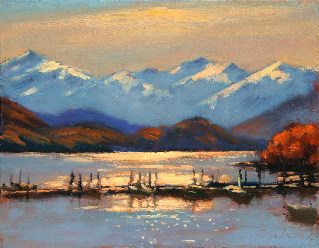 Philip Beadle |  Lakefront, Wanaka | McAtamney Gallery | Geraldine NZ